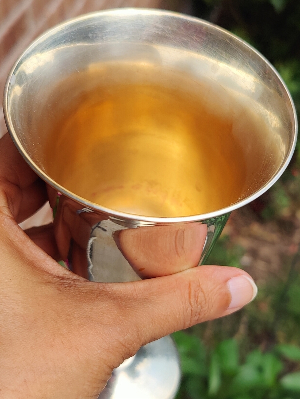 Vintage Silver Goblet Cup - Shiny Metallic Finish - Picture 7 of 7